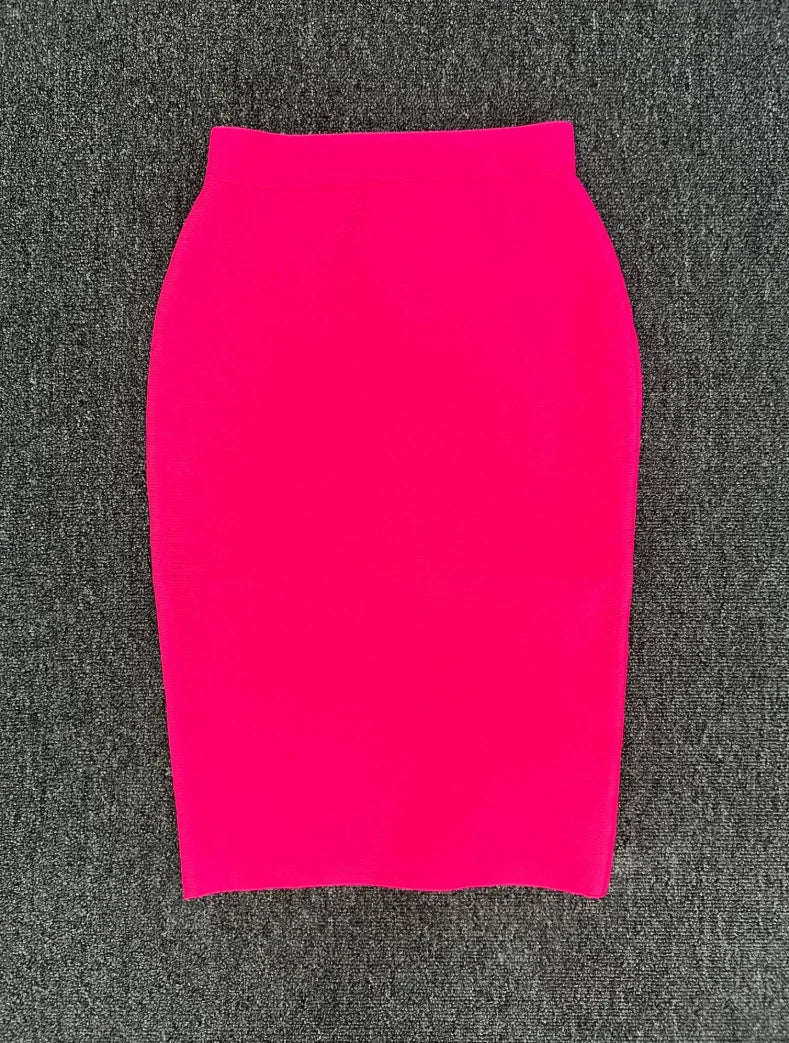 Damen Bleistiftrock Eleganter Rayon Rock für Party