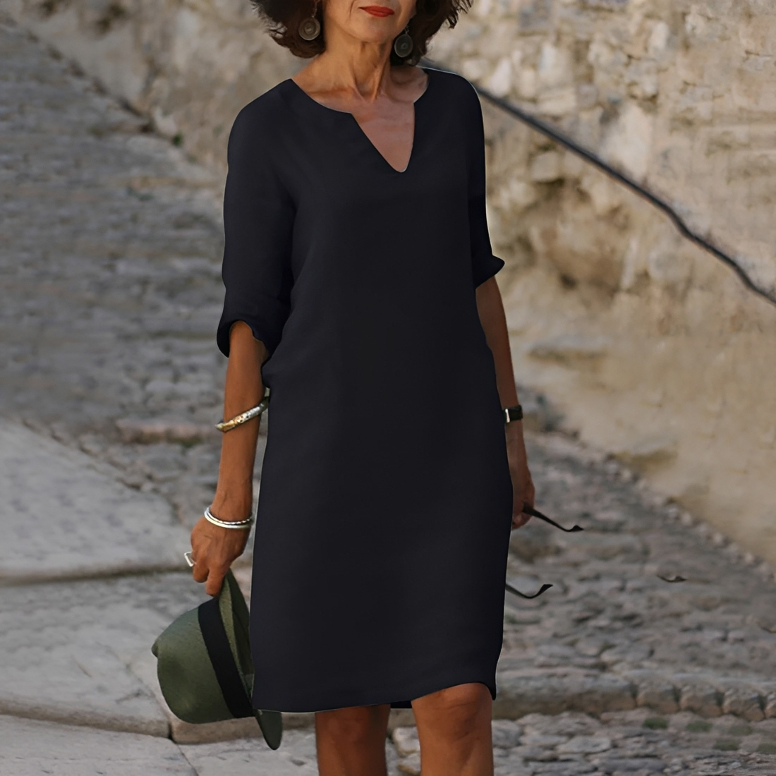 Precilla Damen Sommerkleid Elegant Leicht