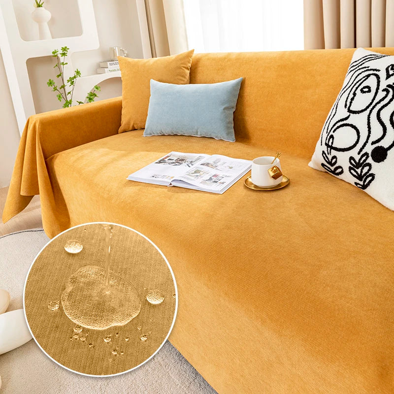 Wasserfeste Sofa-Decke Kratzfest Staubschutz Beige