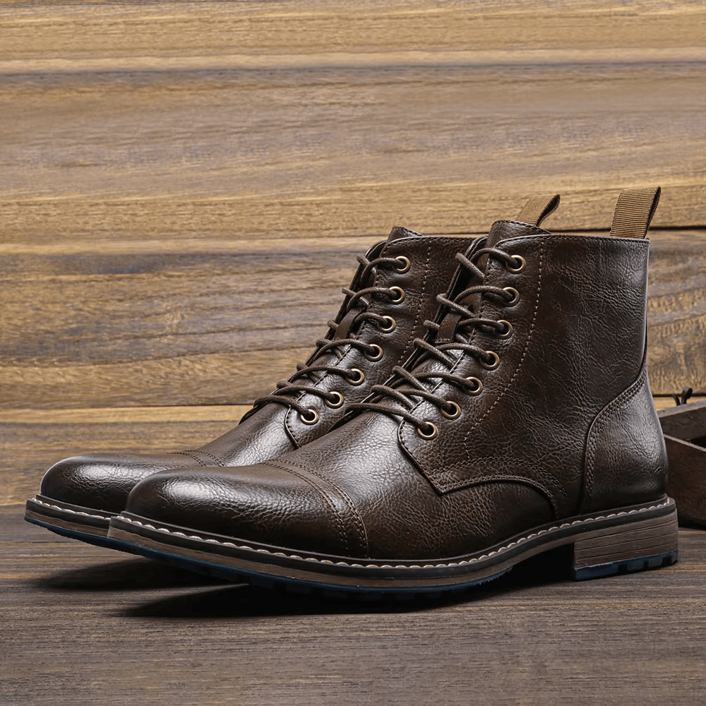 Herren Stiefel Geschlossene Form Schnürstiefel