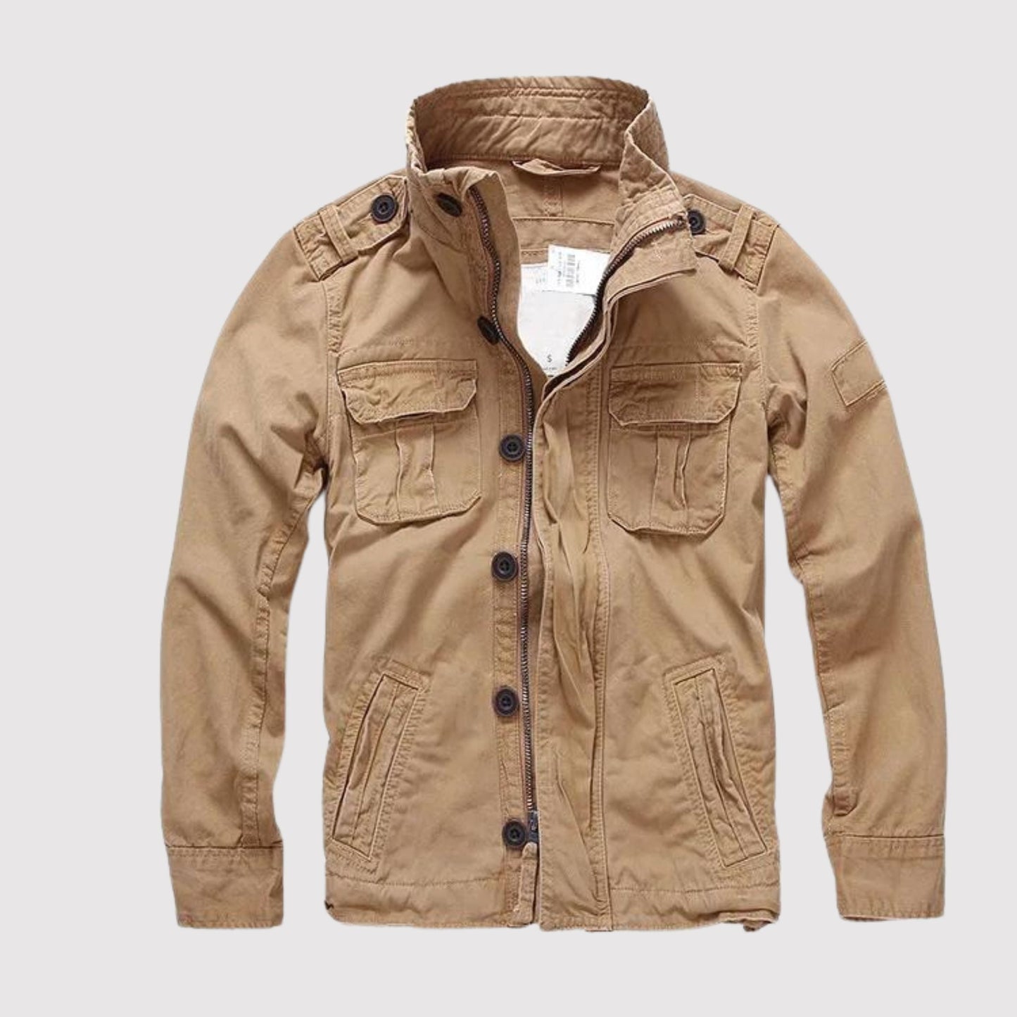Retro Damen Jeansjacke Mehrere Taschen