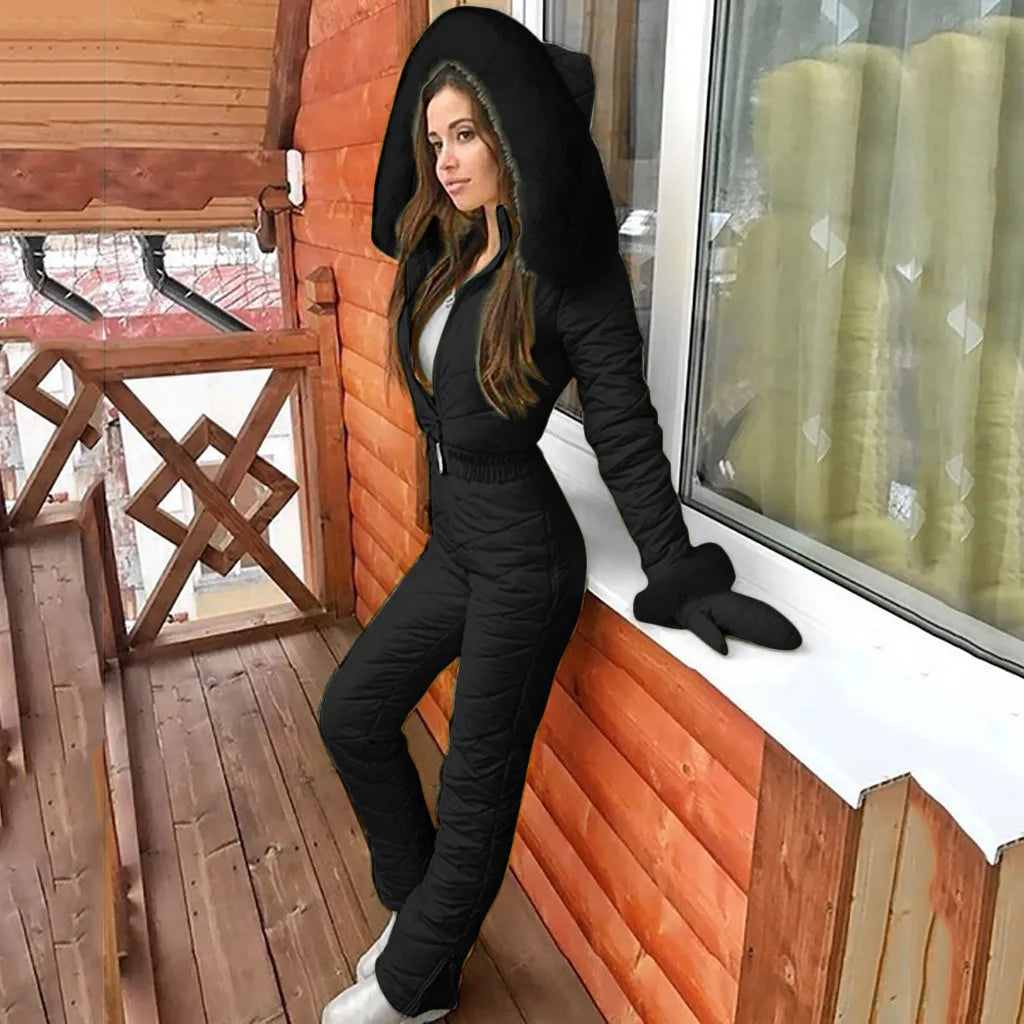 Norvielle Damen Winteroverall Elegantes Design