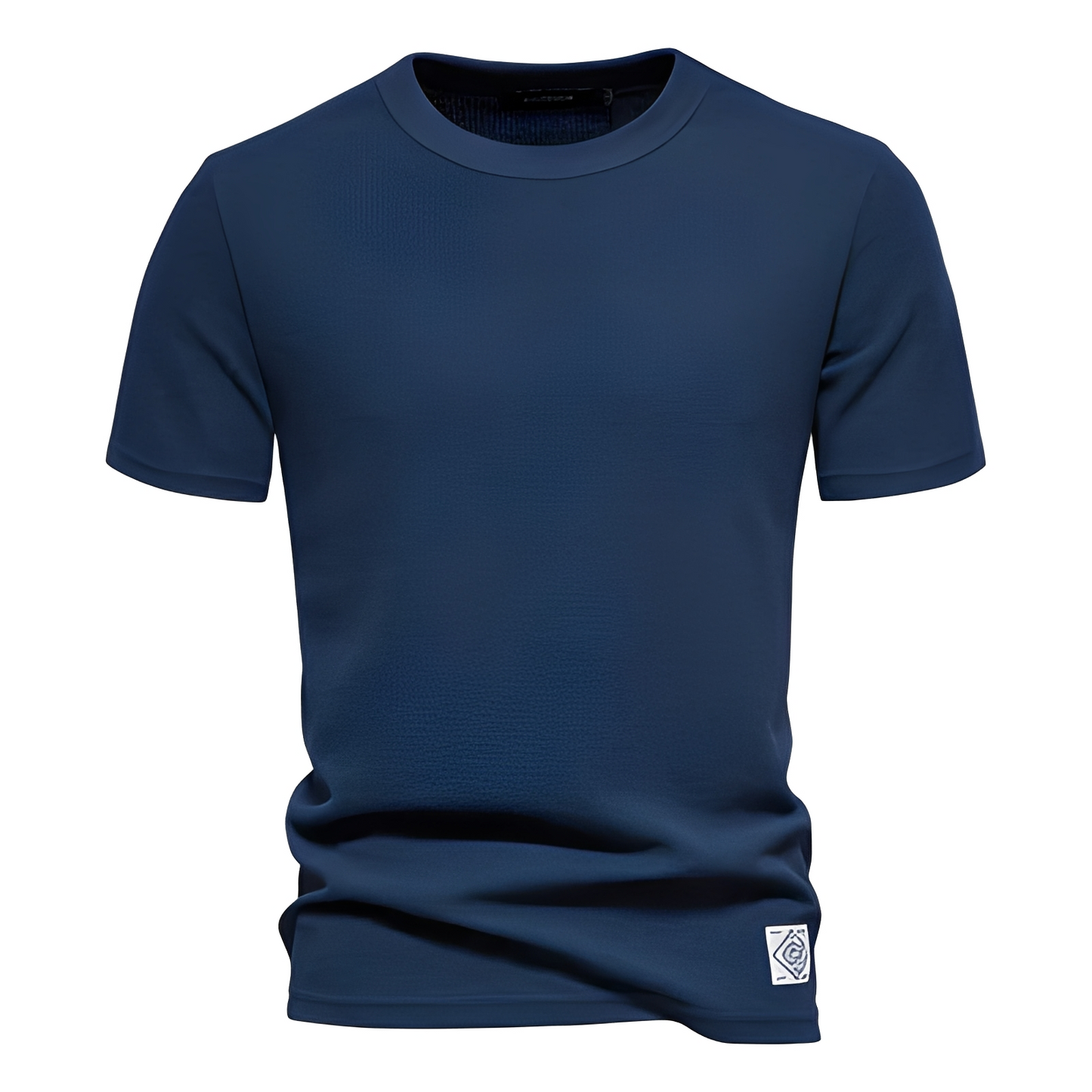 Herren Sommer-T-Shirt Komfortbaumwolle Weiß