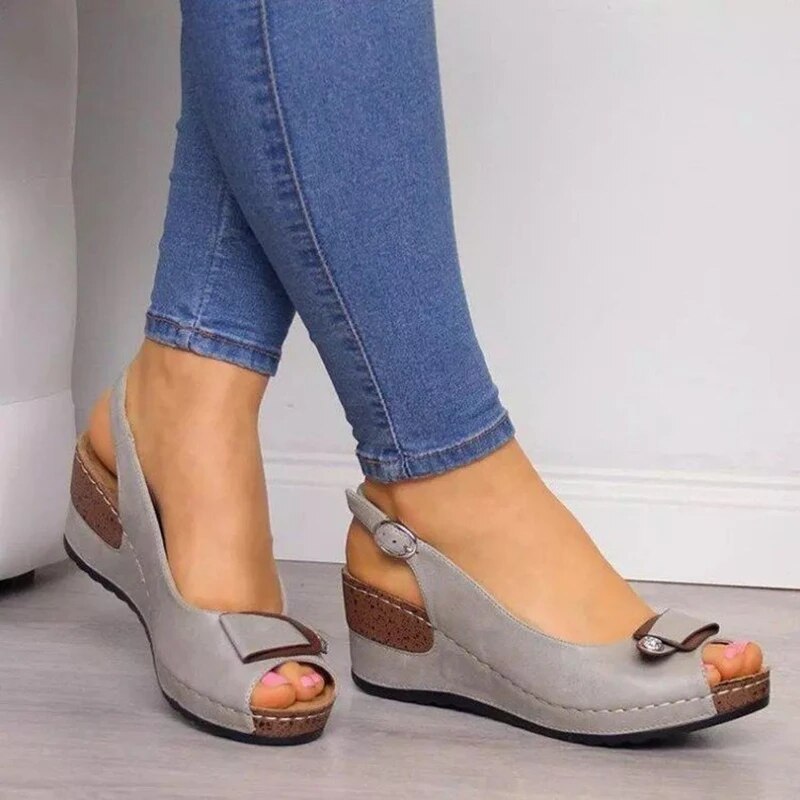 Norvielle Damen Orthopädische Absatzsandalen