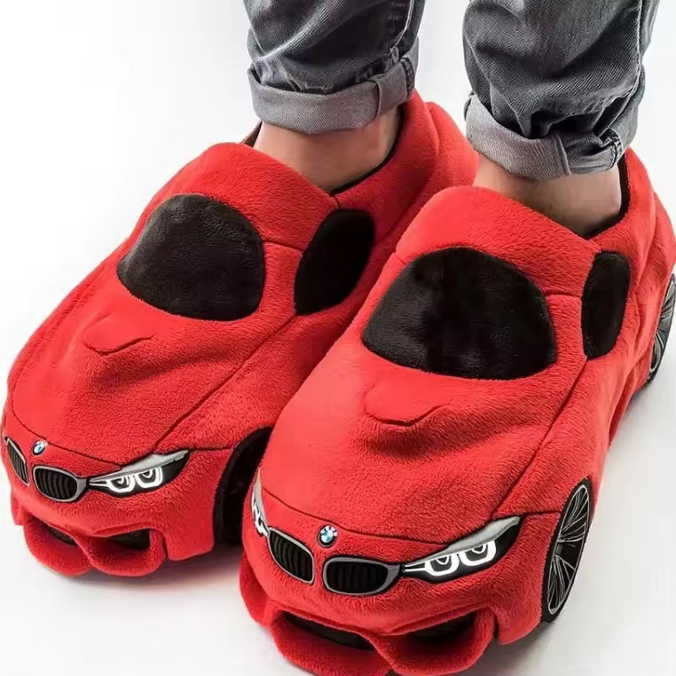 Damen Pantoffeln Rutschfeste Sohle Auto-Design