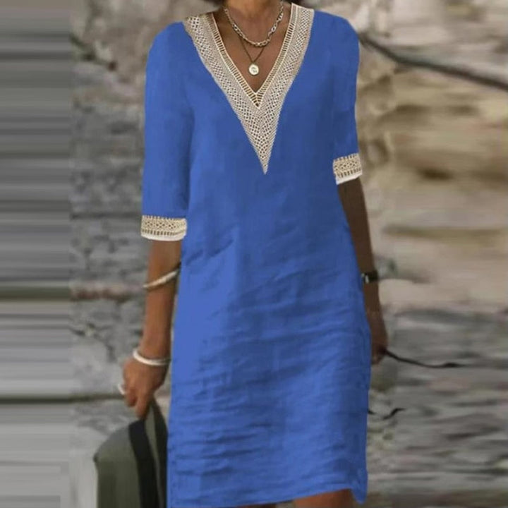 Norvielle Damen Sommerkleid Elegant