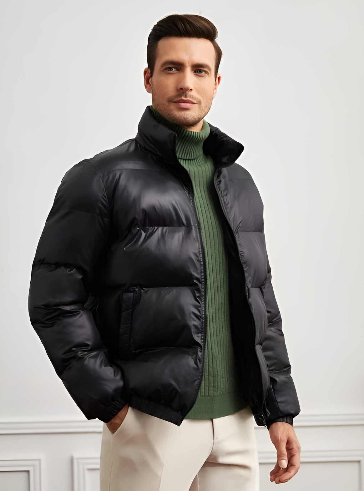 Norvielle Herren Pufferjacke Stilvoll