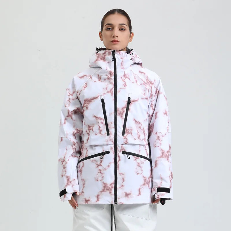 Unisex Skijacke Wintersport Funktionales Nylon