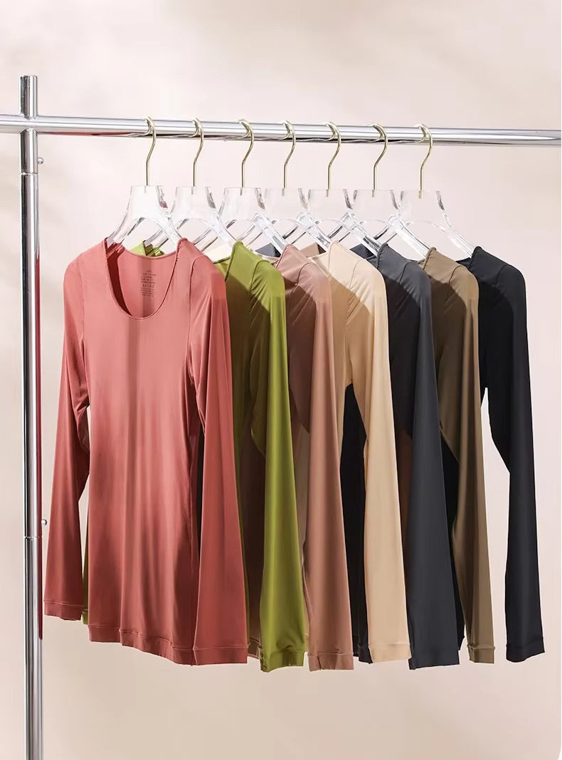Thermounterwäsche Set Damen Langarmshirt und Leggings