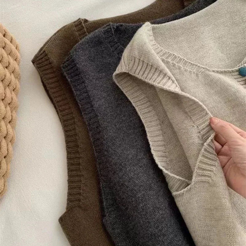 Maribel Damen Strickweste Bunt