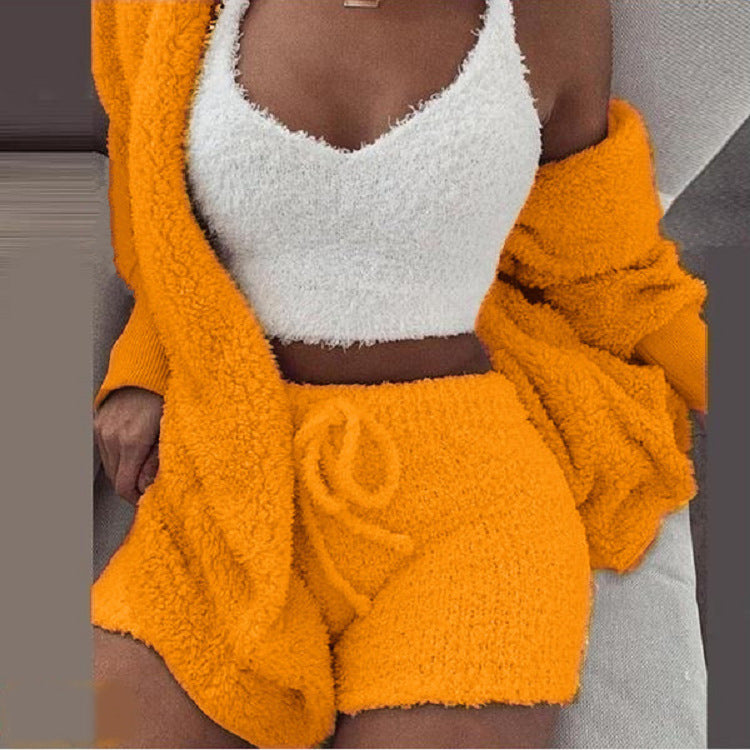 Damen 3-teiliges Set Warm und Chic
