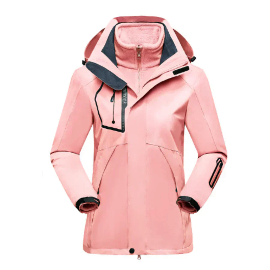 Damen Skijacke Wasserabweisend Abnehmbare Innjacke