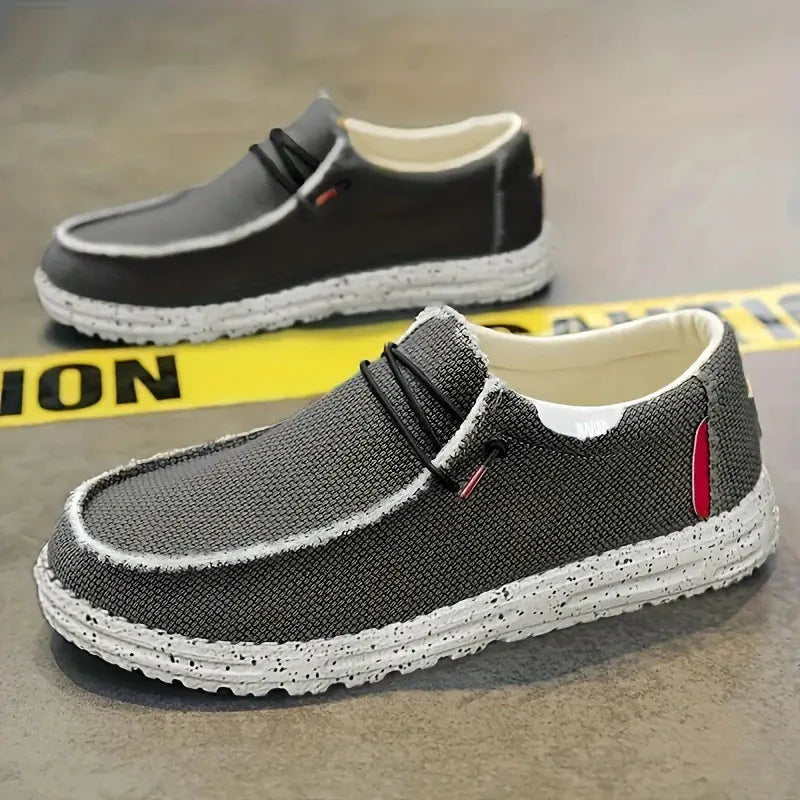 Slip-On Schuhe | Leichtgewicht | Walking | Alltagsschuhe | Herrenschuhe-Schwarz-36-Chaps Herrenmode