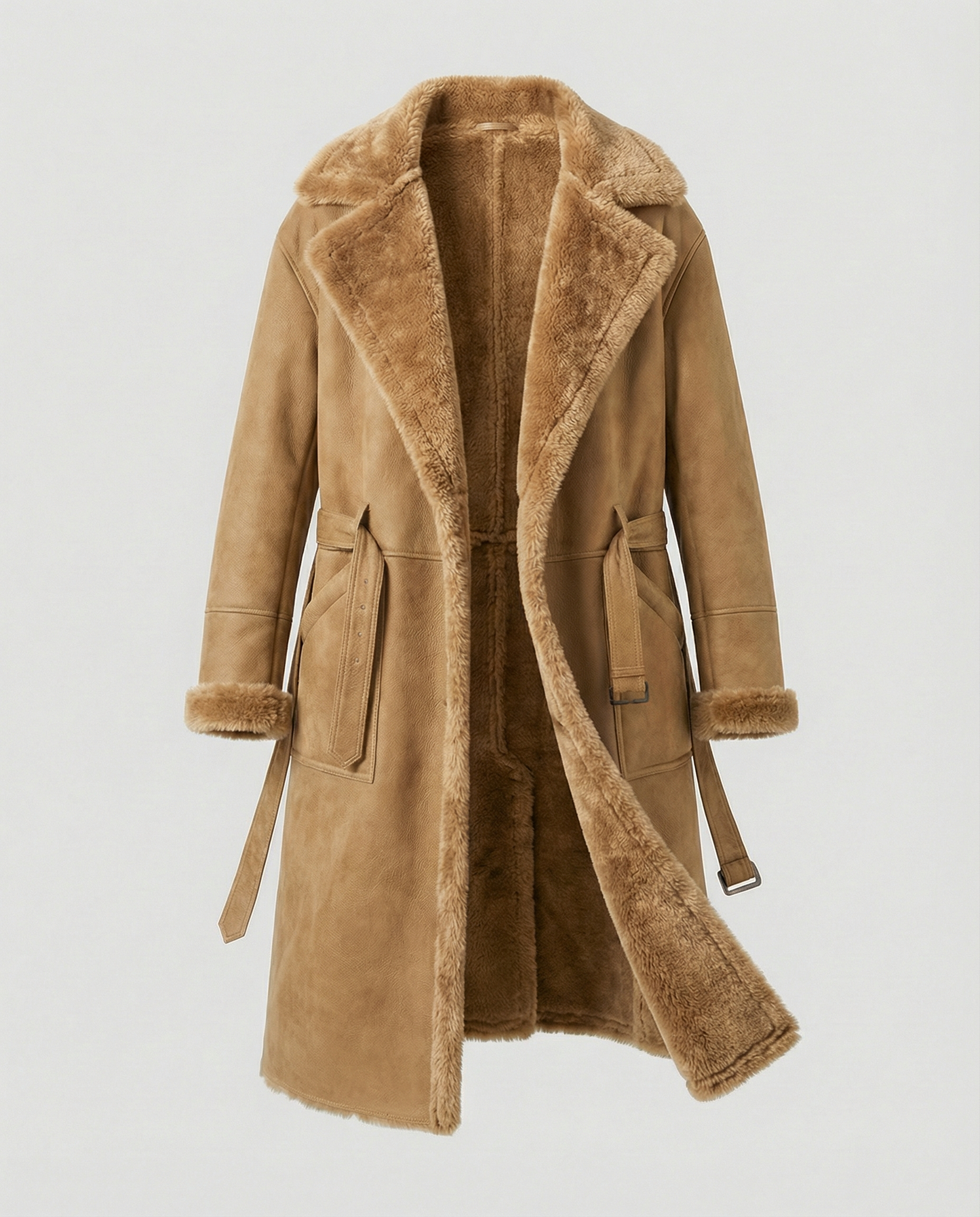 Wintermantel Lang Damen Woll