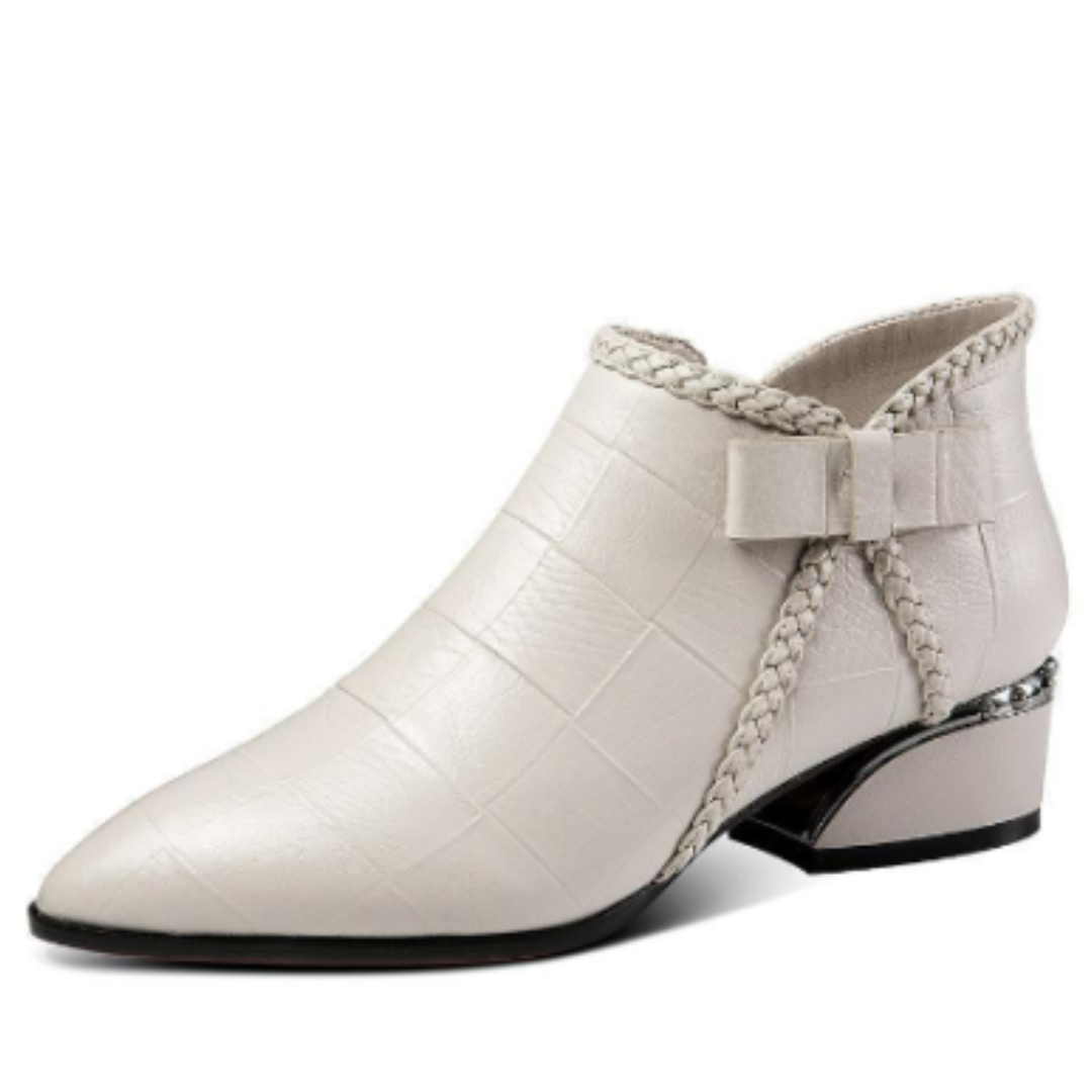 Damen Niedrigabsatz Stiefel Bequem