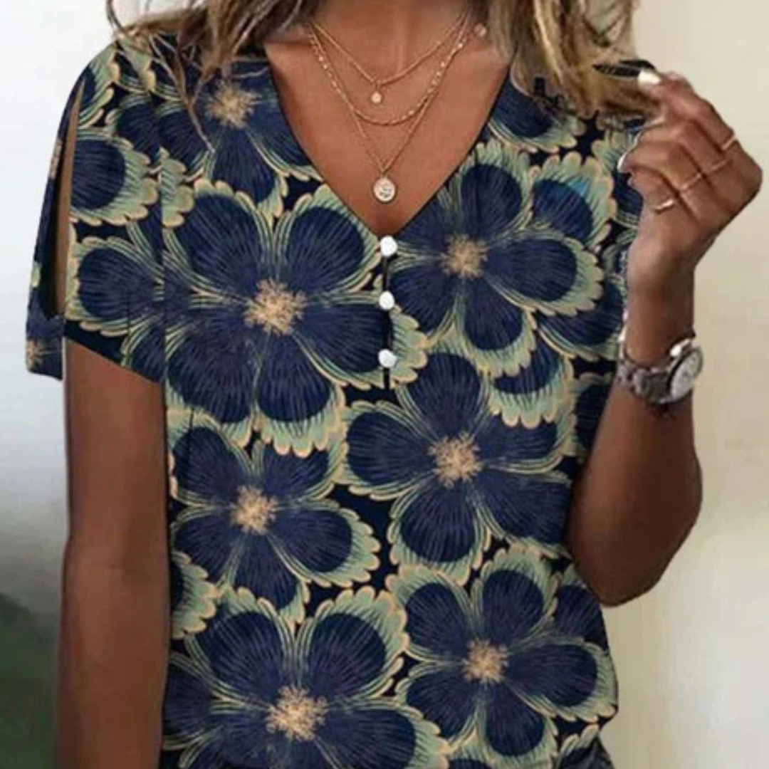 Damen Vintage Sommerbluse