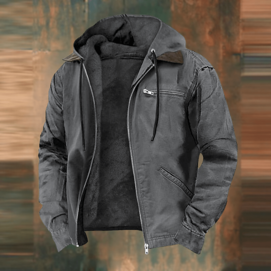 Herren Vintage-Jacke Mittellang