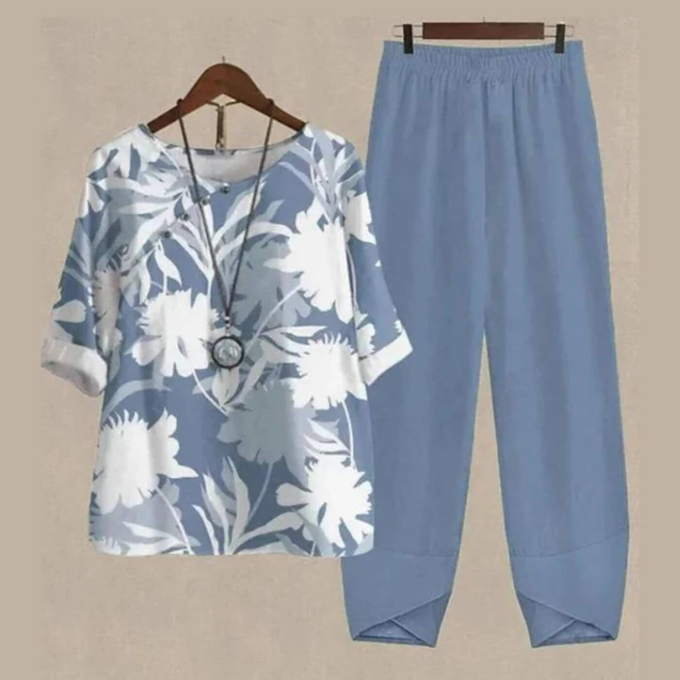 Bequemes Damen Zweiteiliges Set