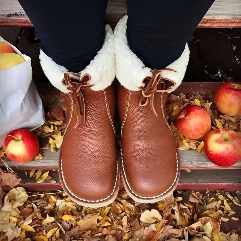 Damen Winterstiefel Wasserdicht Warme Wollfütterung
