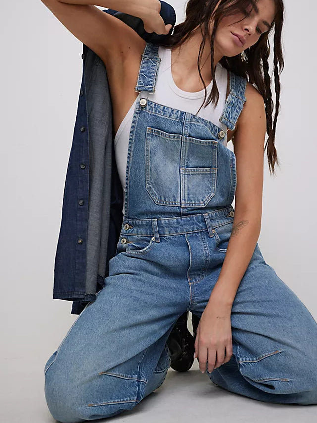 Damen Latzhose Denim