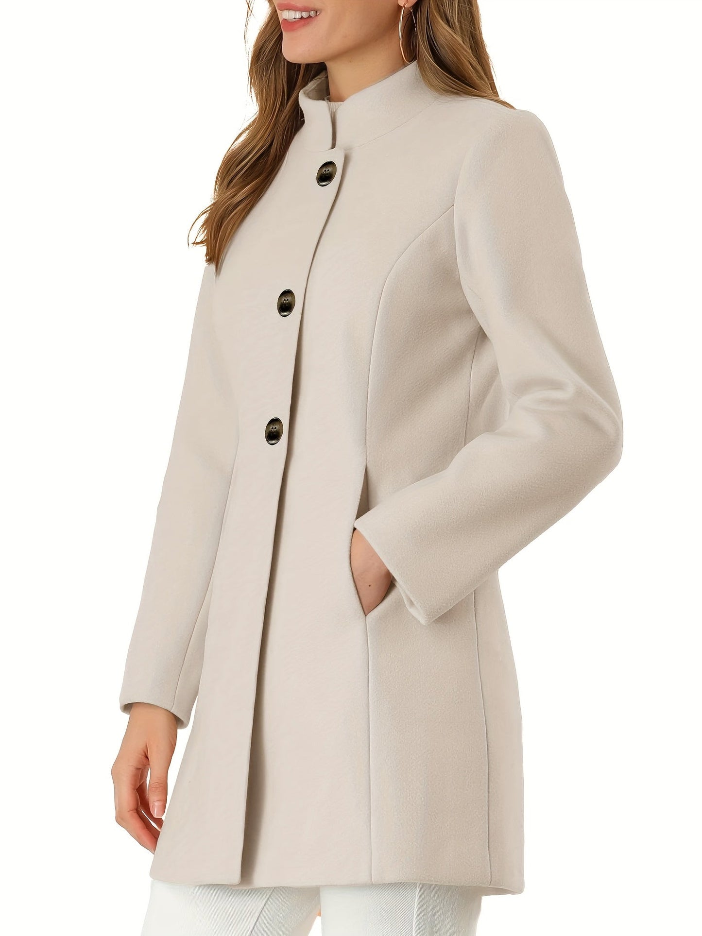 Norvielle Damen Mantel Eleganz Zeitlos