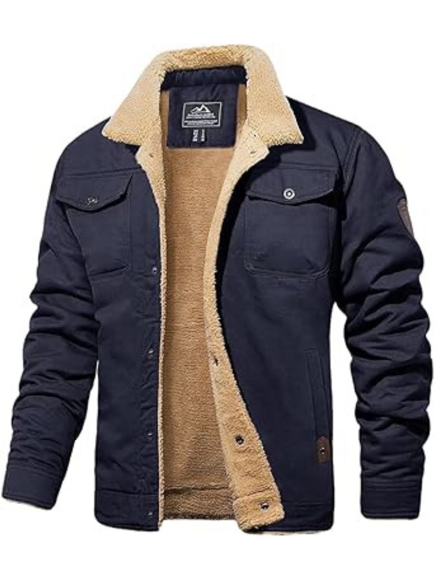 Herren Winterjacke Klassischer Schnitt