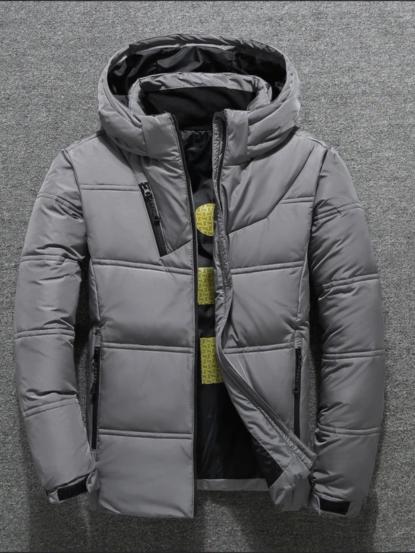 Herren Winterdaunenjacke Leicht Wasserabweisend