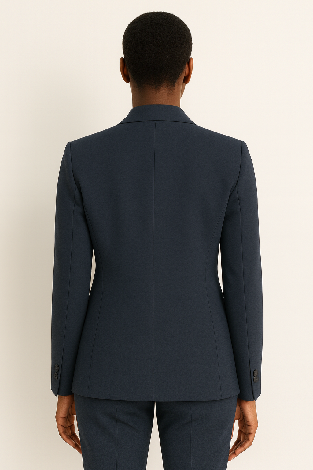 Damen Hosenanzug Set Gerades Bein