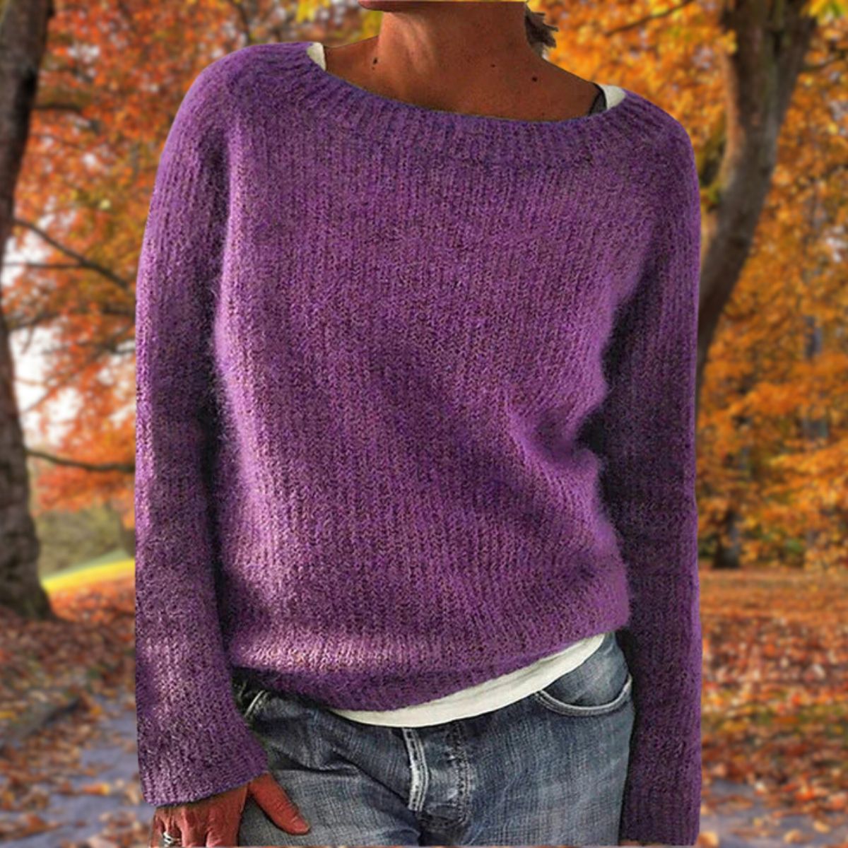 Damen Wollpullover Klassisches Design