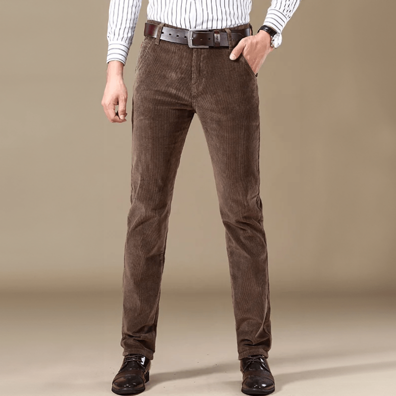 Herren Arbeitscordhosen Slim Fit