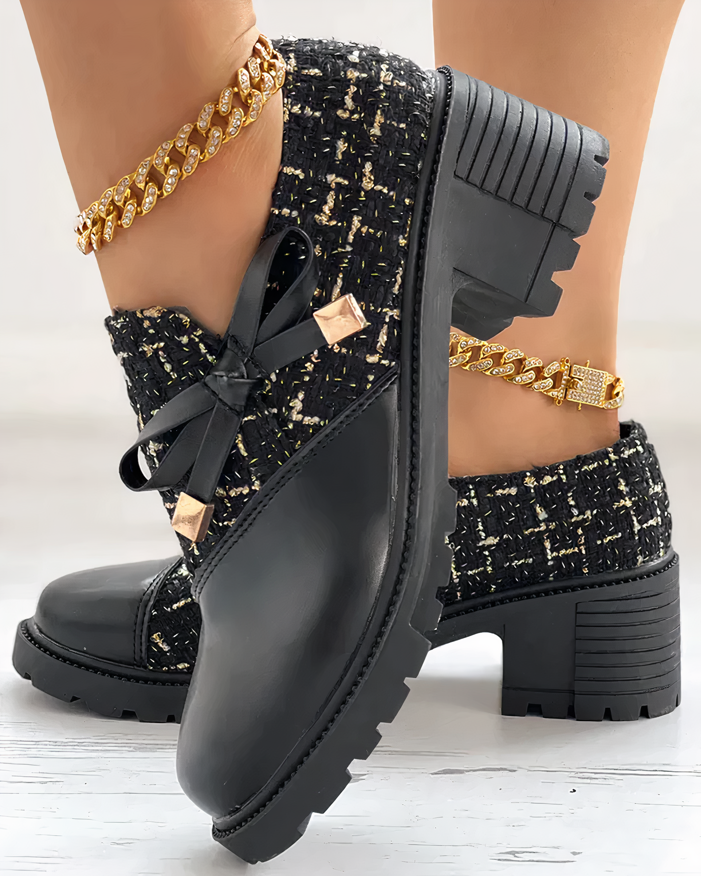 Damen Absatzschuhe mit Spitze
