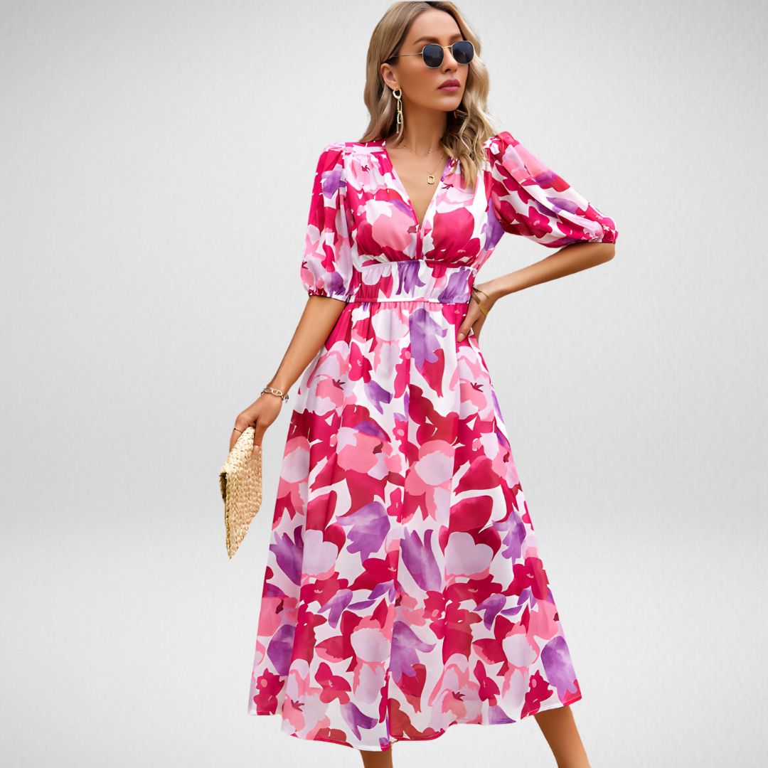 Norvielle Damen Midi-Kleid Juliet