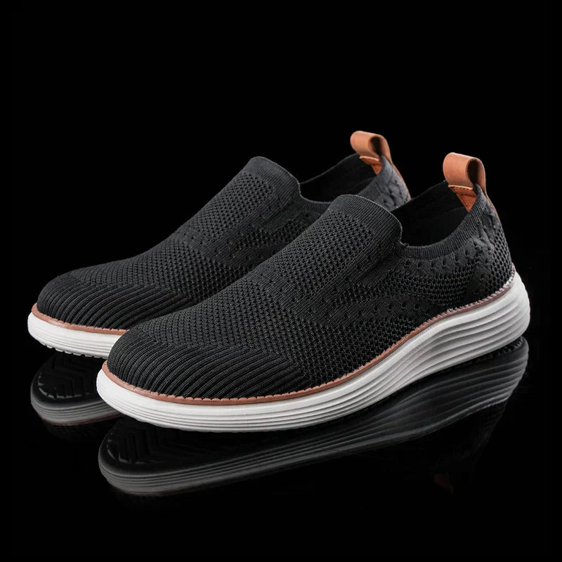 Friedrich Herren Slip-On-Schuhe Atmungsaktives Material