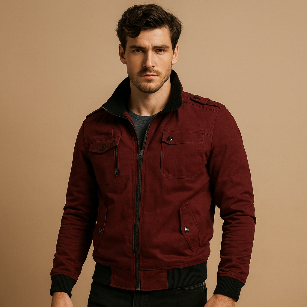 Herren Bomberjacke Robust Wasserabweisend