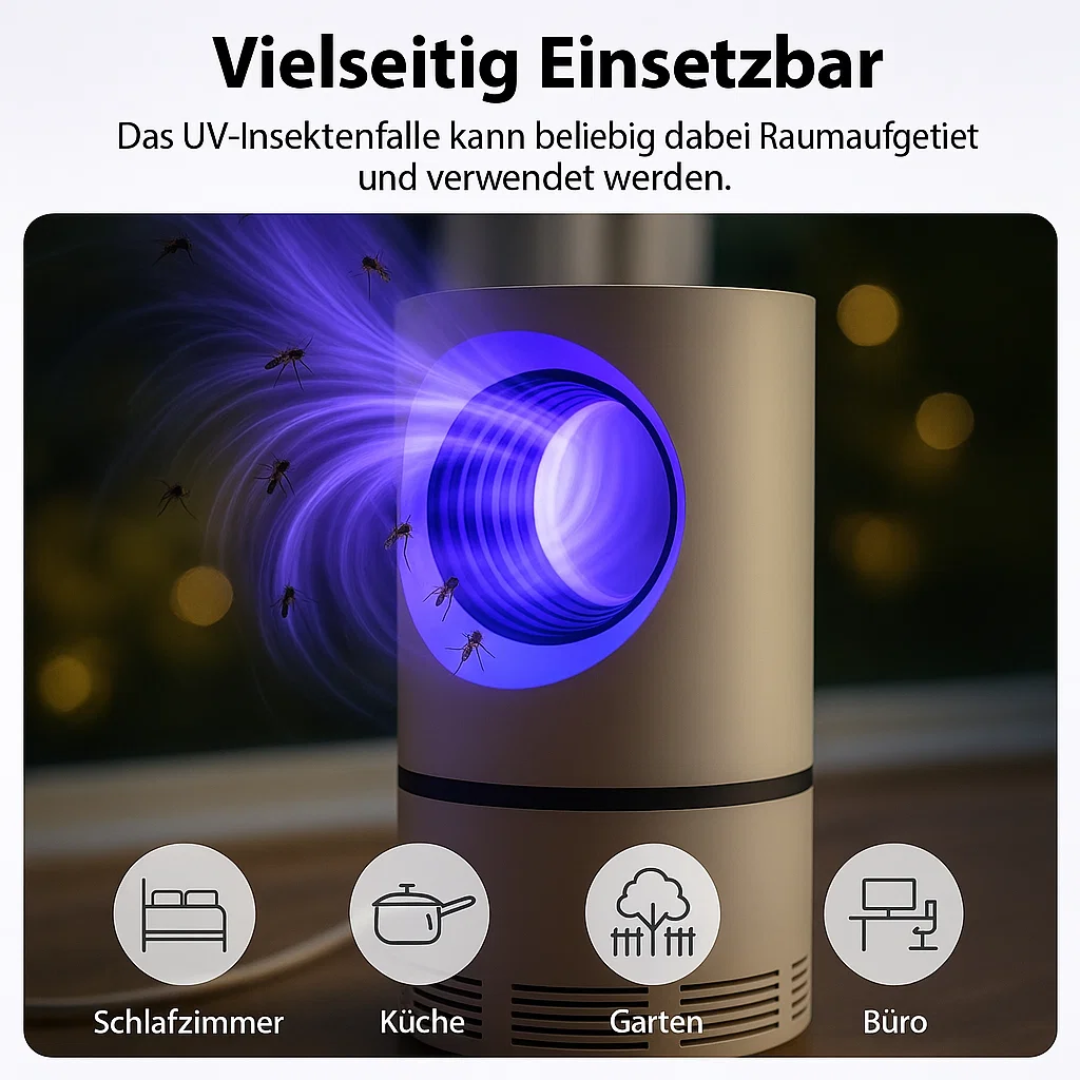 Elektrische Fliegenfalle Innen Außen UV-Lampe