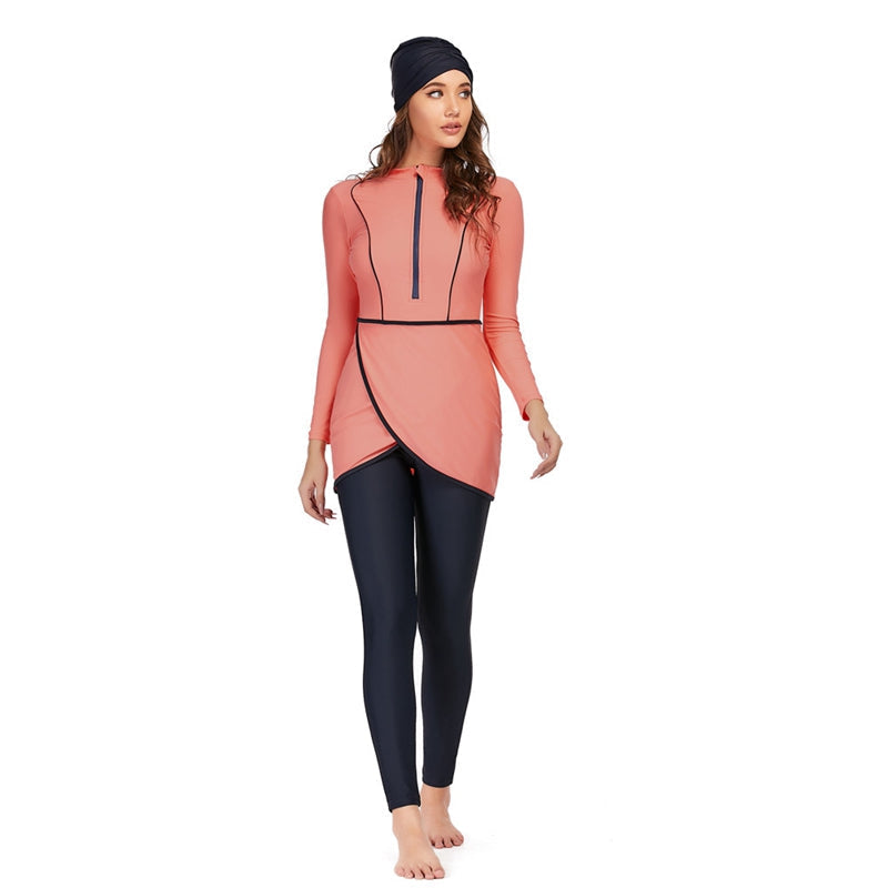 Burkini Badeanzug 3-teiliges Set Halal Bademode Damen