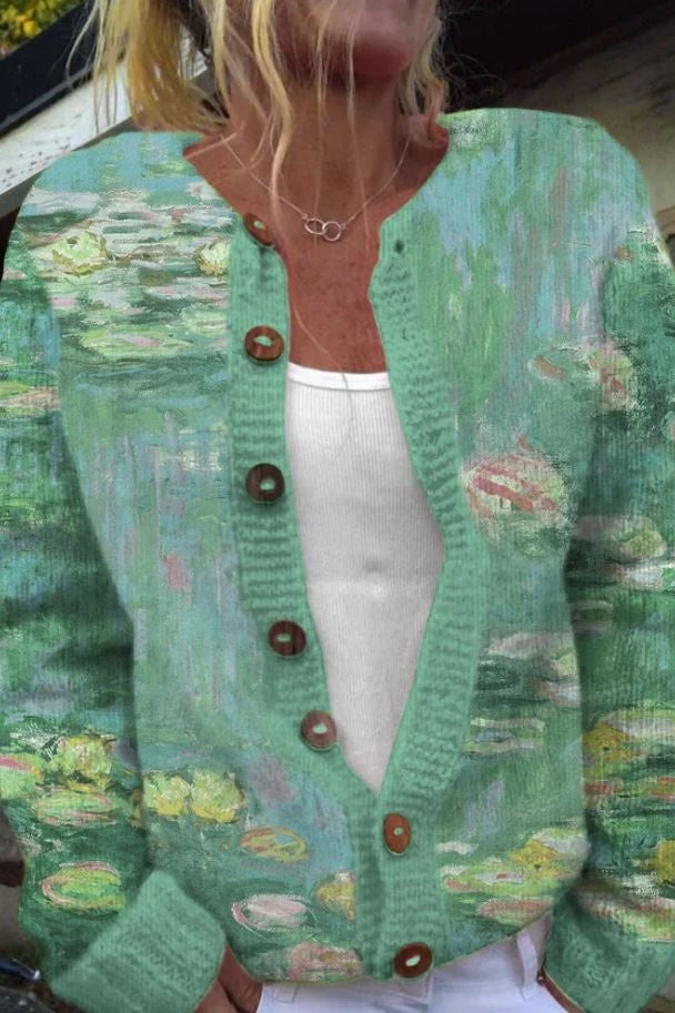 Grüner Damen Cardigan - Norvielle