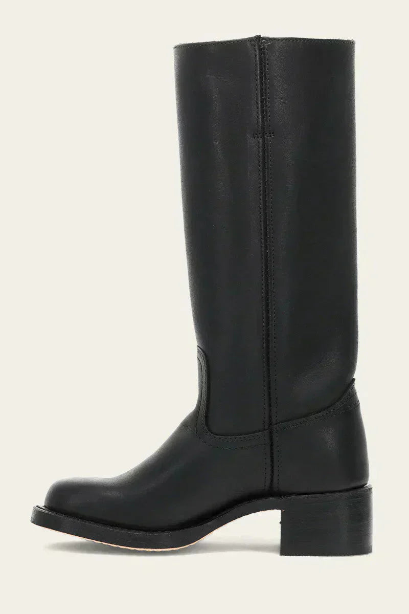 Damen Westernstiefel Leder Hochhackig