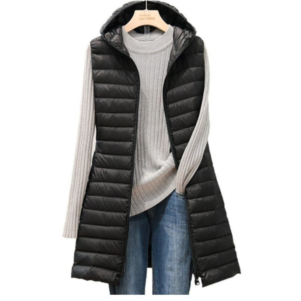 Norvielle Damen Daunenjacke Mit Kapuze