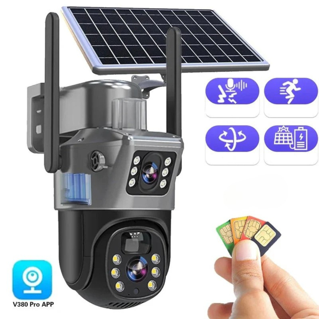 4K Überwachungskamera Solarbetrieben