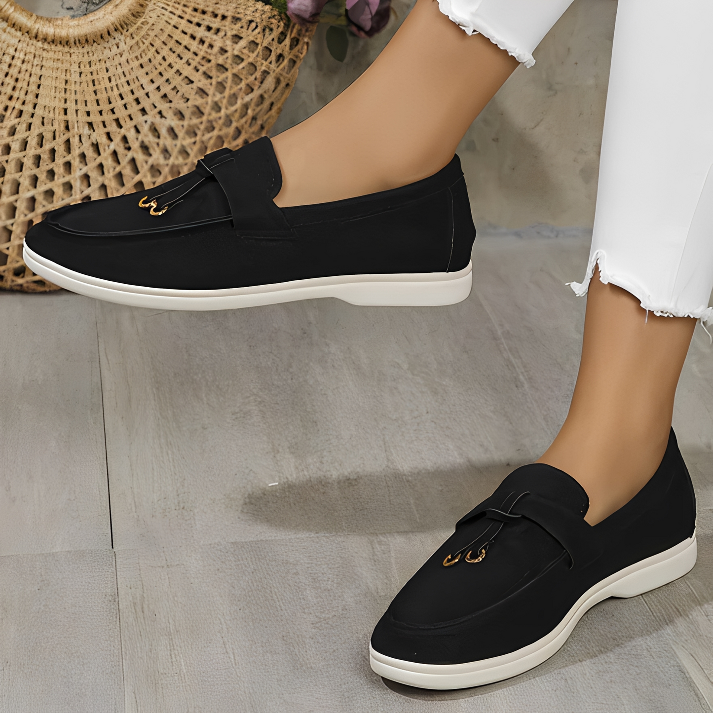 Euna Damen Slipper Modisch