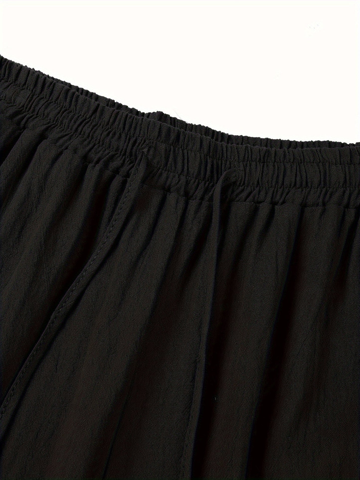 Herren Leinenhose Lang Komfortabel