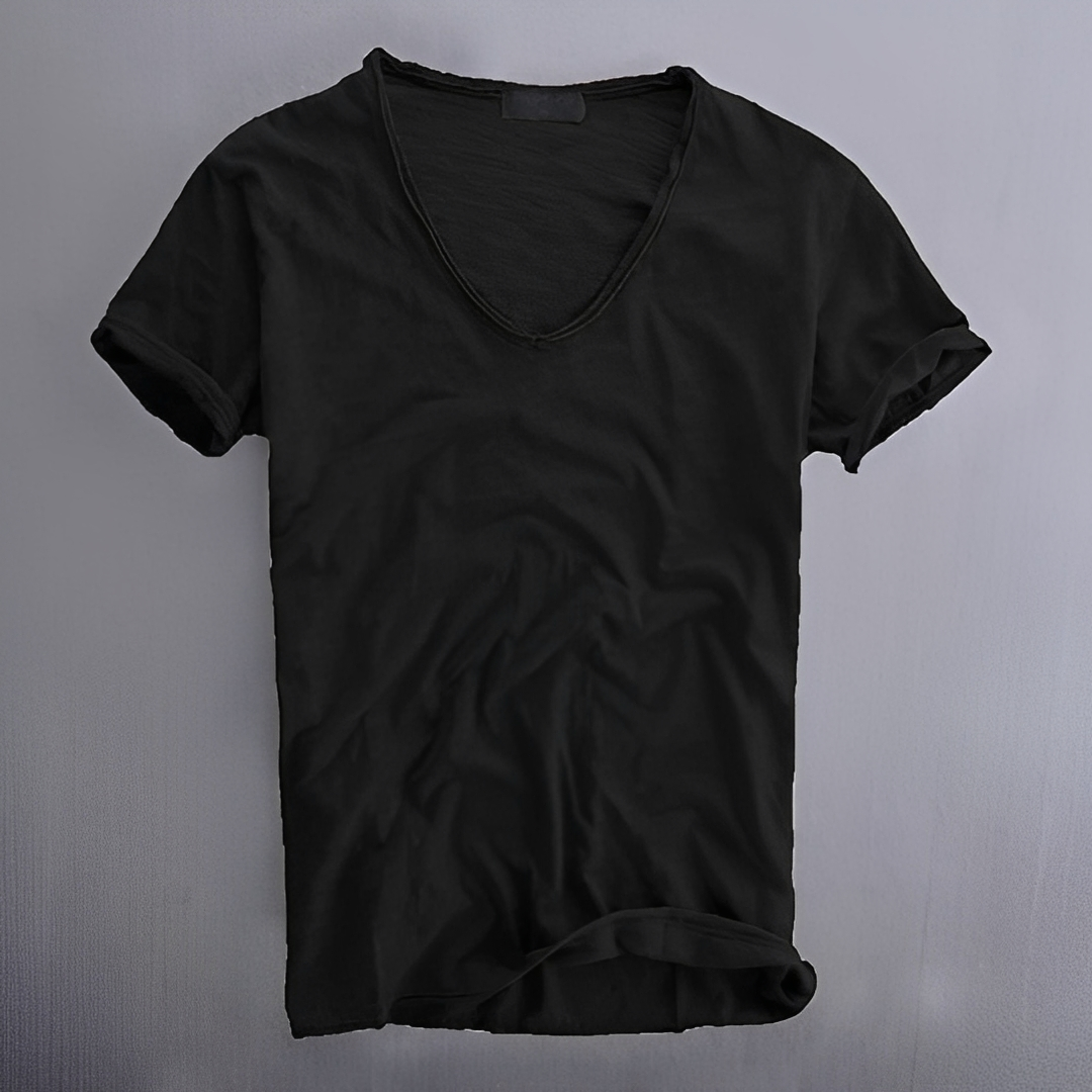 Lemuel Herren T-Shirt Baumwolle Bequem Weiß