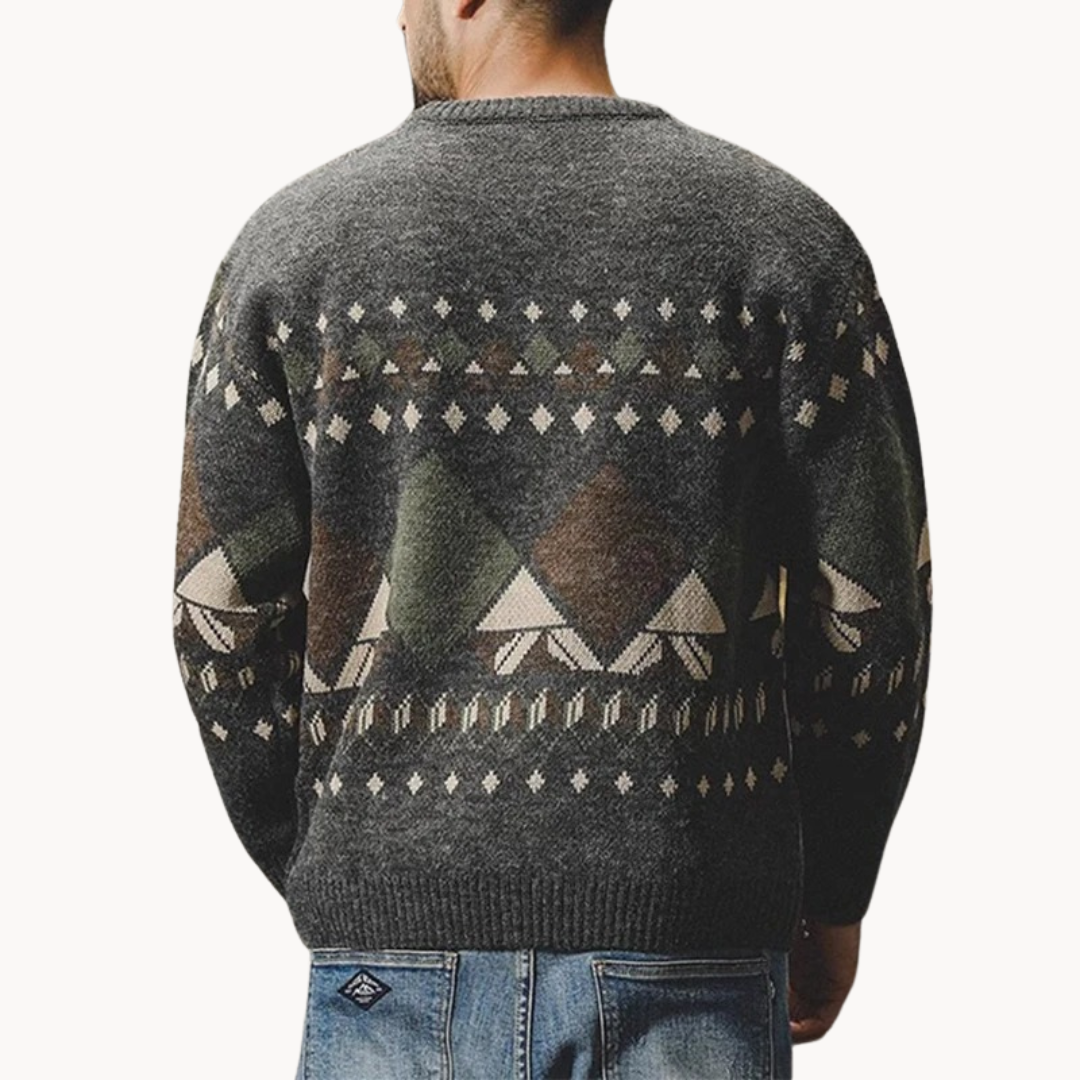 Norvielle Damen Vintage Pullover Zeitlos