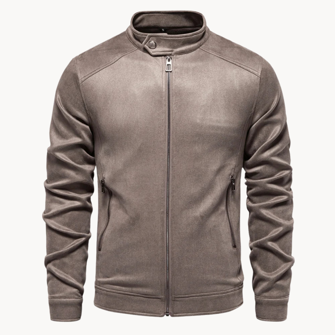 Norvielle Herren Wildlederjacke Stilvoll