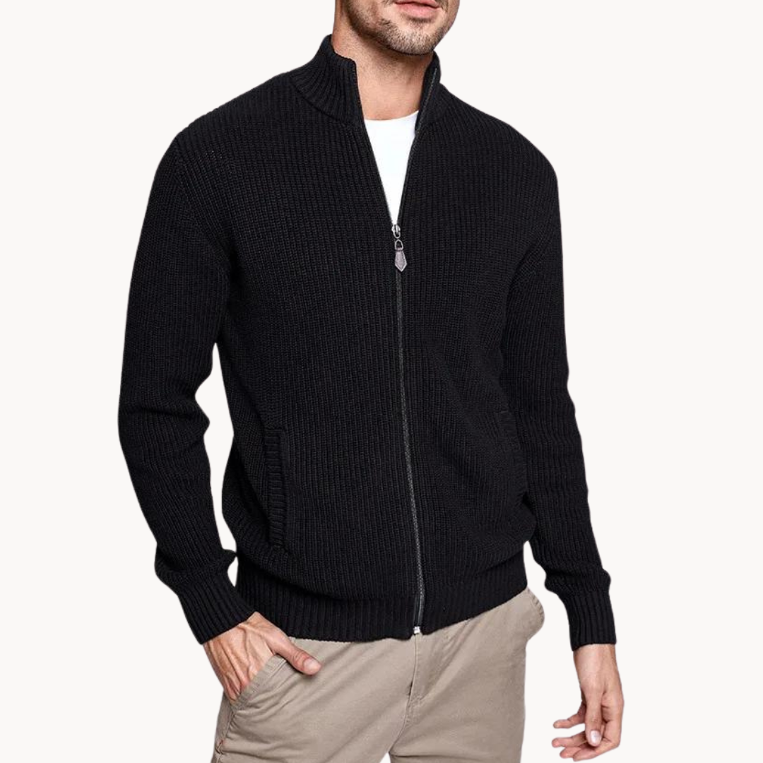 Norvielle Damen Pullover Reißverschluss