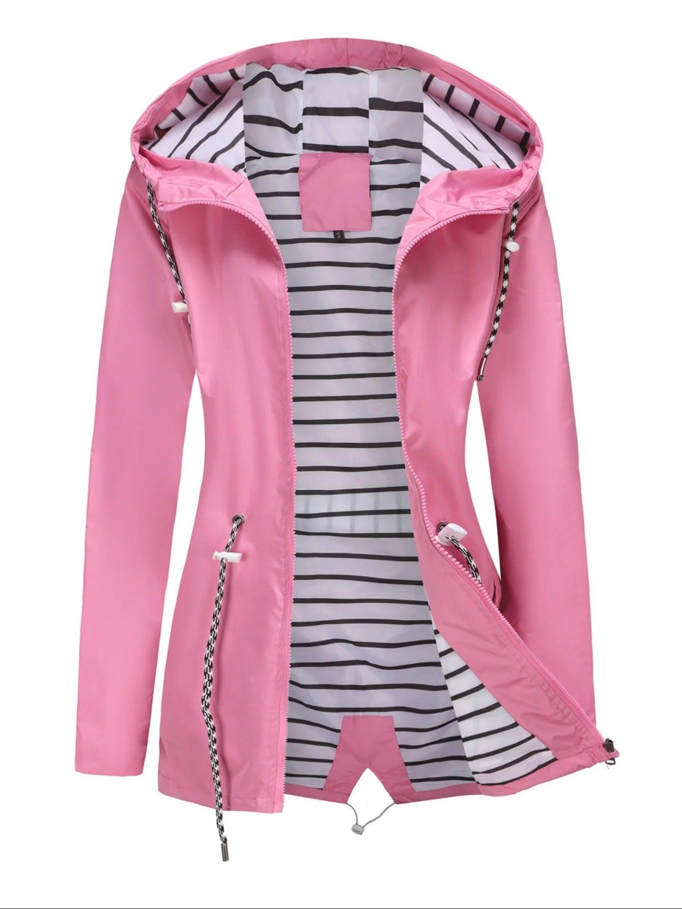 Wasserfeste Lange Jacke für Damen und Herren Alle Jahreszeiten