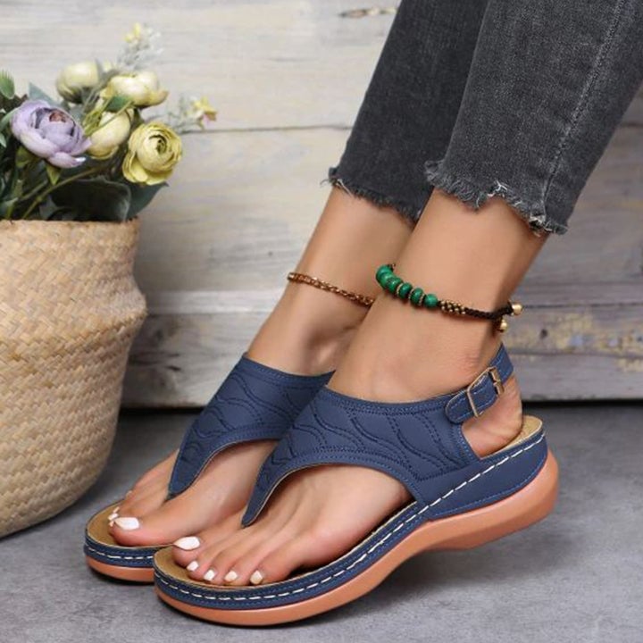 Norvielle Damen Orthopädische Strandflipflops Komfort