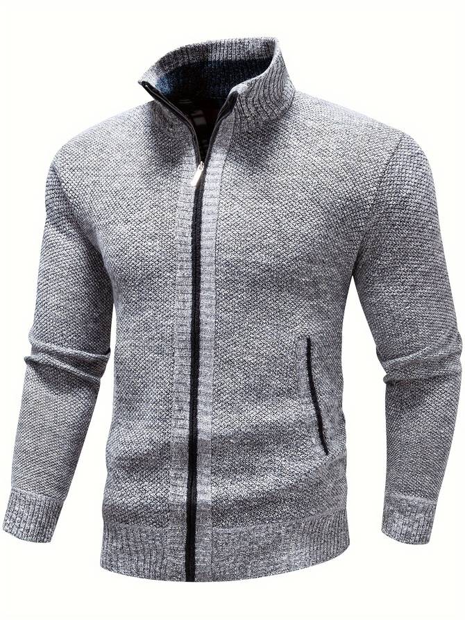 Herren Jacke Frontverschluss Reißverschluss