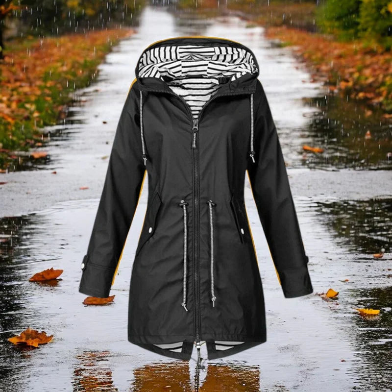 Norvielle Damen Regenjacke Wasserdicht